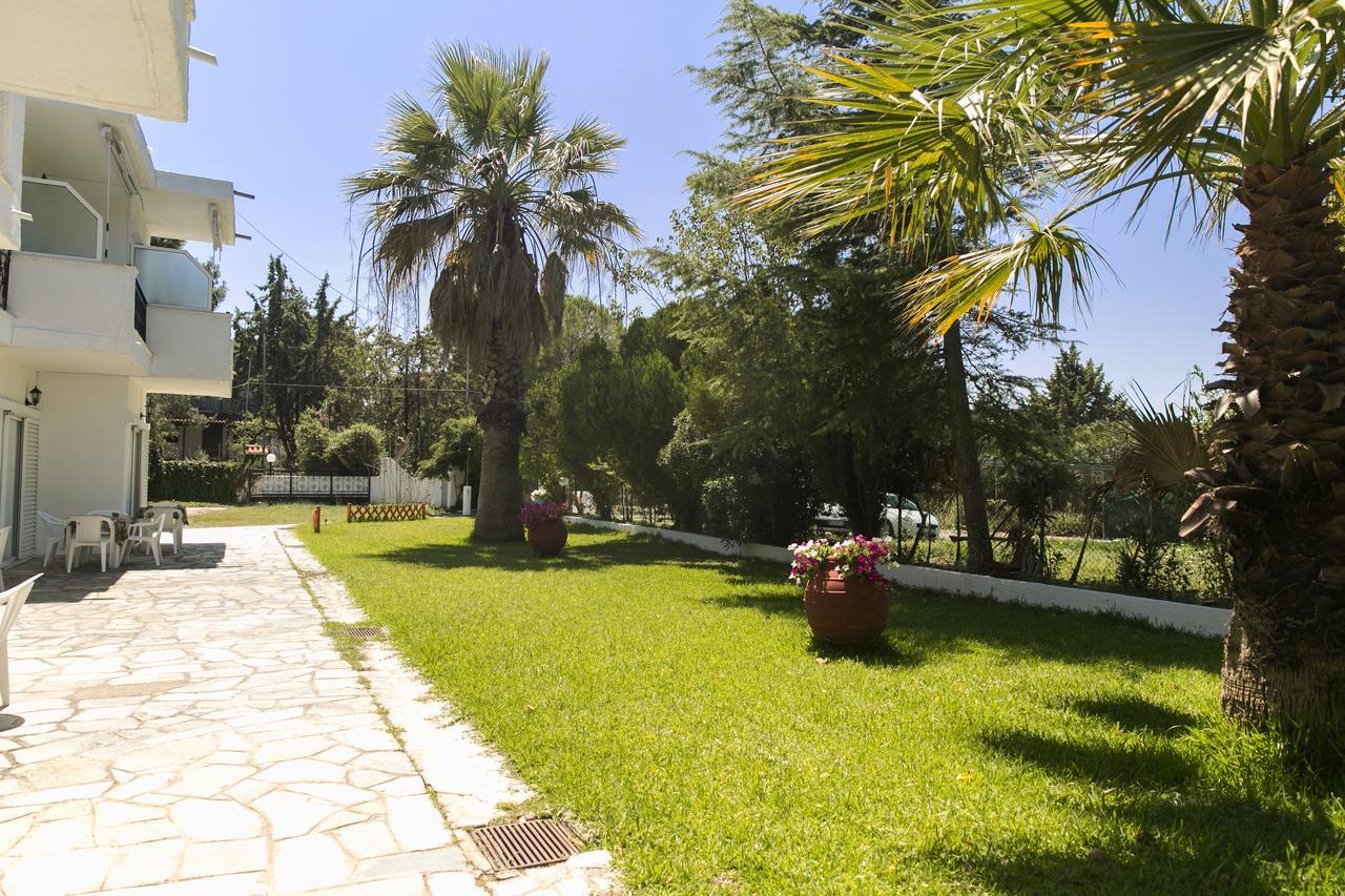Villa Bianca Studios Posidi Exterior foto